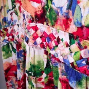 Watercolor Midi Dress